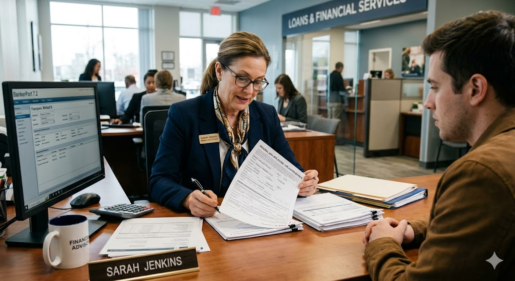 Bank checking credit score before approving personal loan